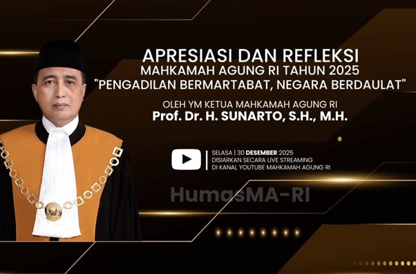 Refleksi Akhir Tahun 2025: Mahkamah Agung Cetak Rekor Produktivitas 99,26% di Tengah Lonjakan Perkara