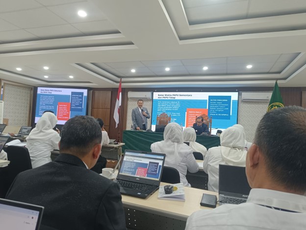 Pendalaman Hukum Acara Kepailitan dan PKPU, Dr. Yusri Ikuti Hari Ketiga Pelatihan Teknis Yudisial Niaga Syariah Mahkamah Agung Republik Indonesia