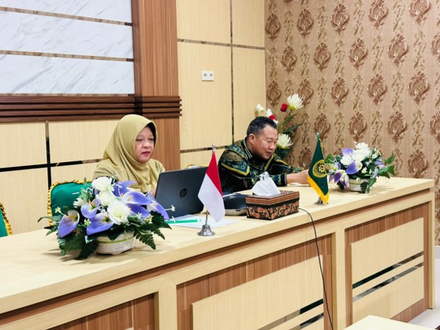 Hakim PA Palangka Raya Ikuti Webinar Komisi Yudisial tentang Judicial Wellbeing